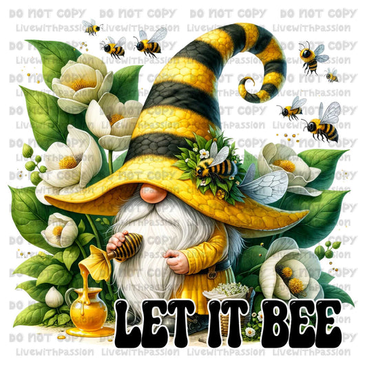 Let It Bee Gnome digital