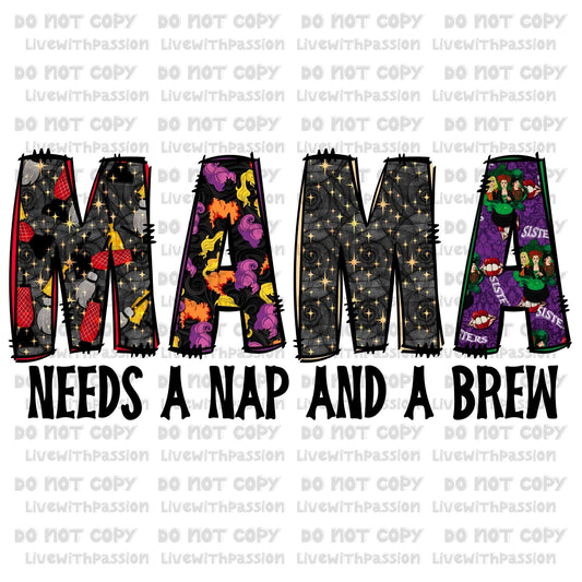 Mama Needs A Nap And A Brew digital