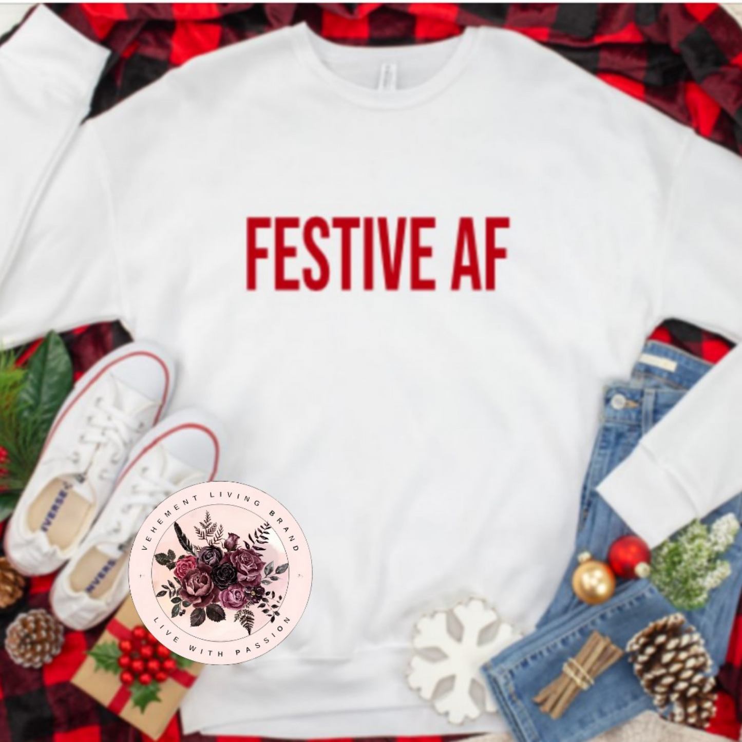 festive af t-shirt