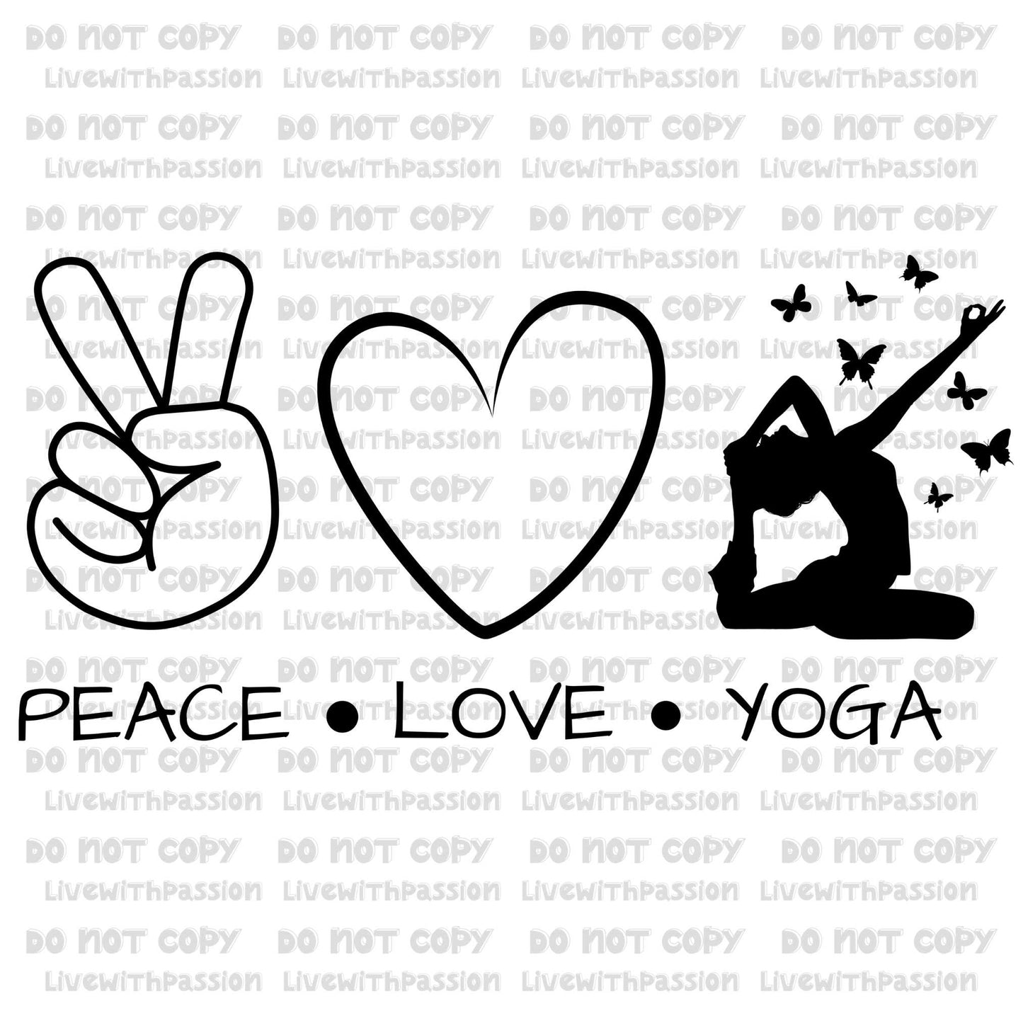 Peace Love Yoga digital