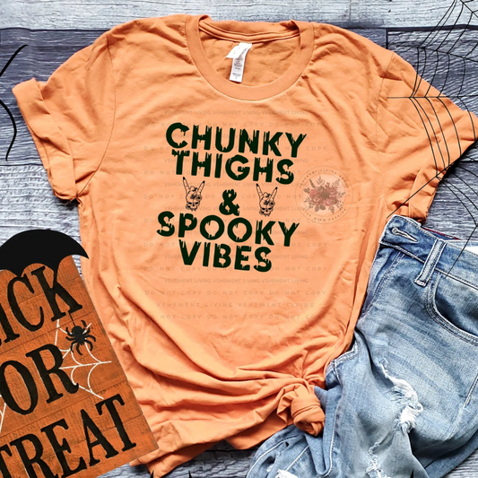 chunky thighs and spooky vibes