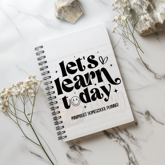 Wholesale Homeschool Planner Minimalist Learn Today