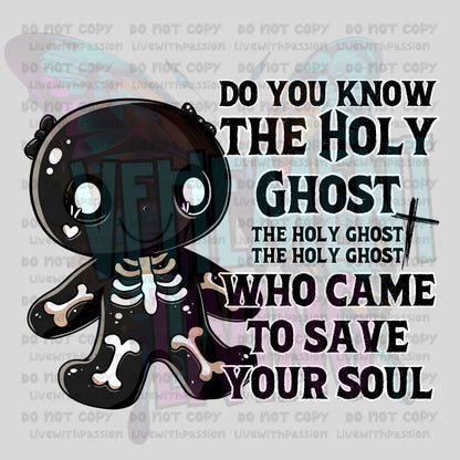 do you know the Holy Ghost digital design