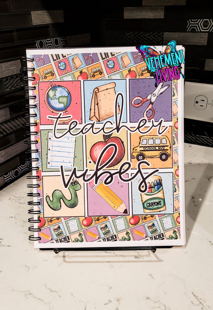 Colorful Teacher Vibes Planner Wholesale