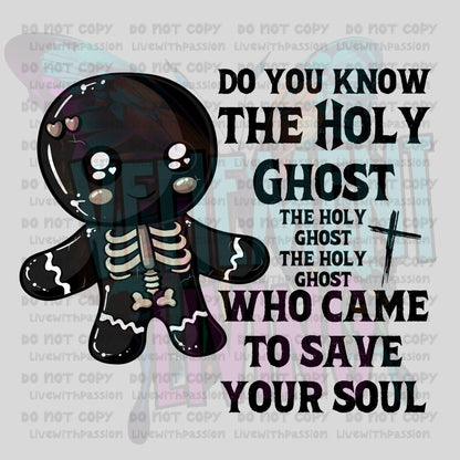 do you know the Holy Ghost digital design