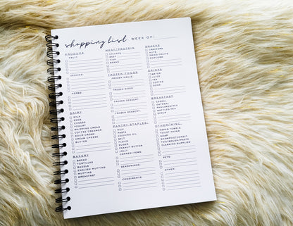 Meal Planning Journal