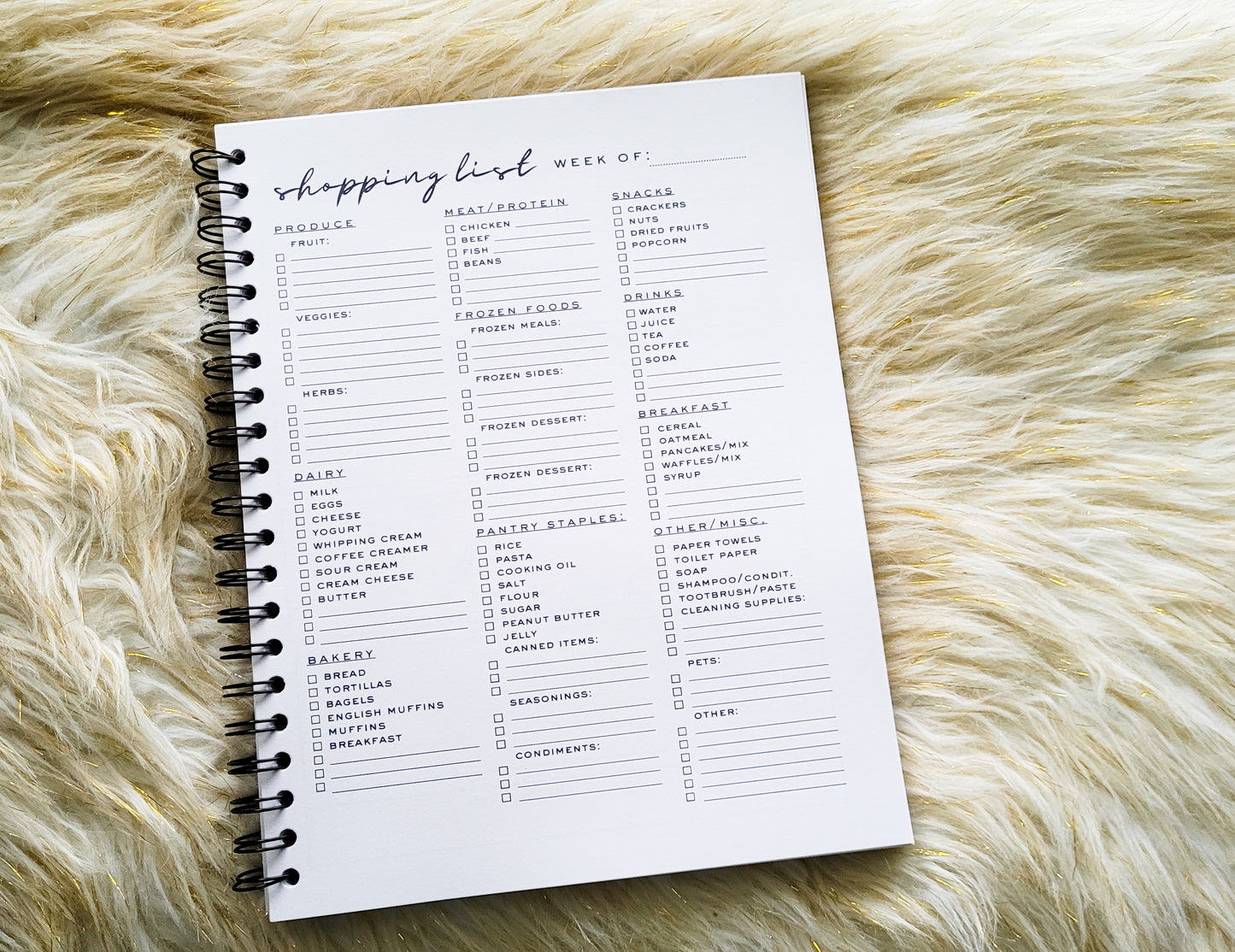 Meal Planning Journal Wholesale