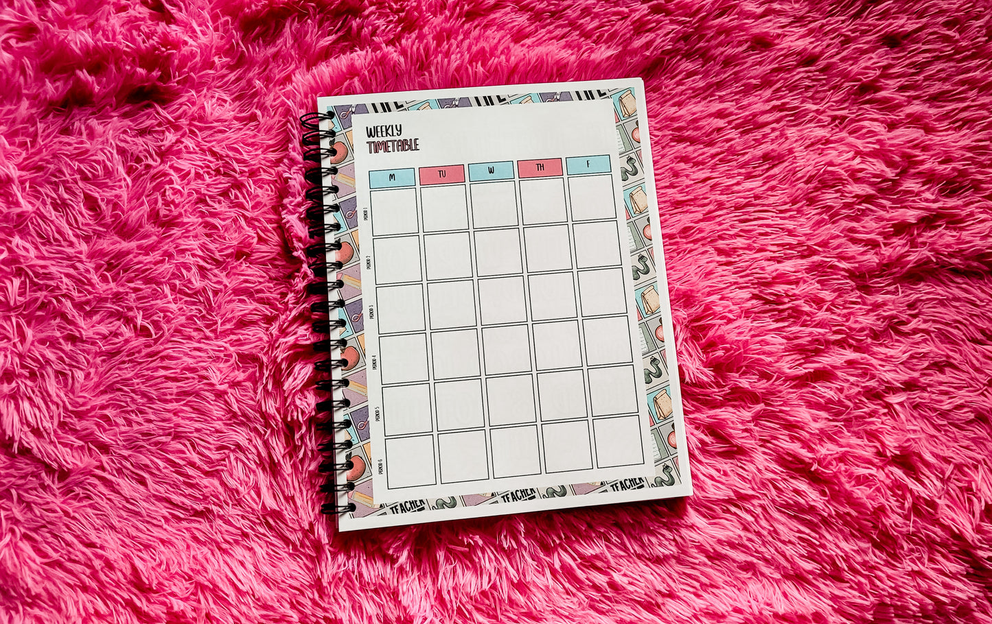 Colorful Teacher Vibes Planner Wholesale