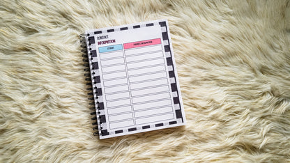 wholesale checkered teacher vibes planner