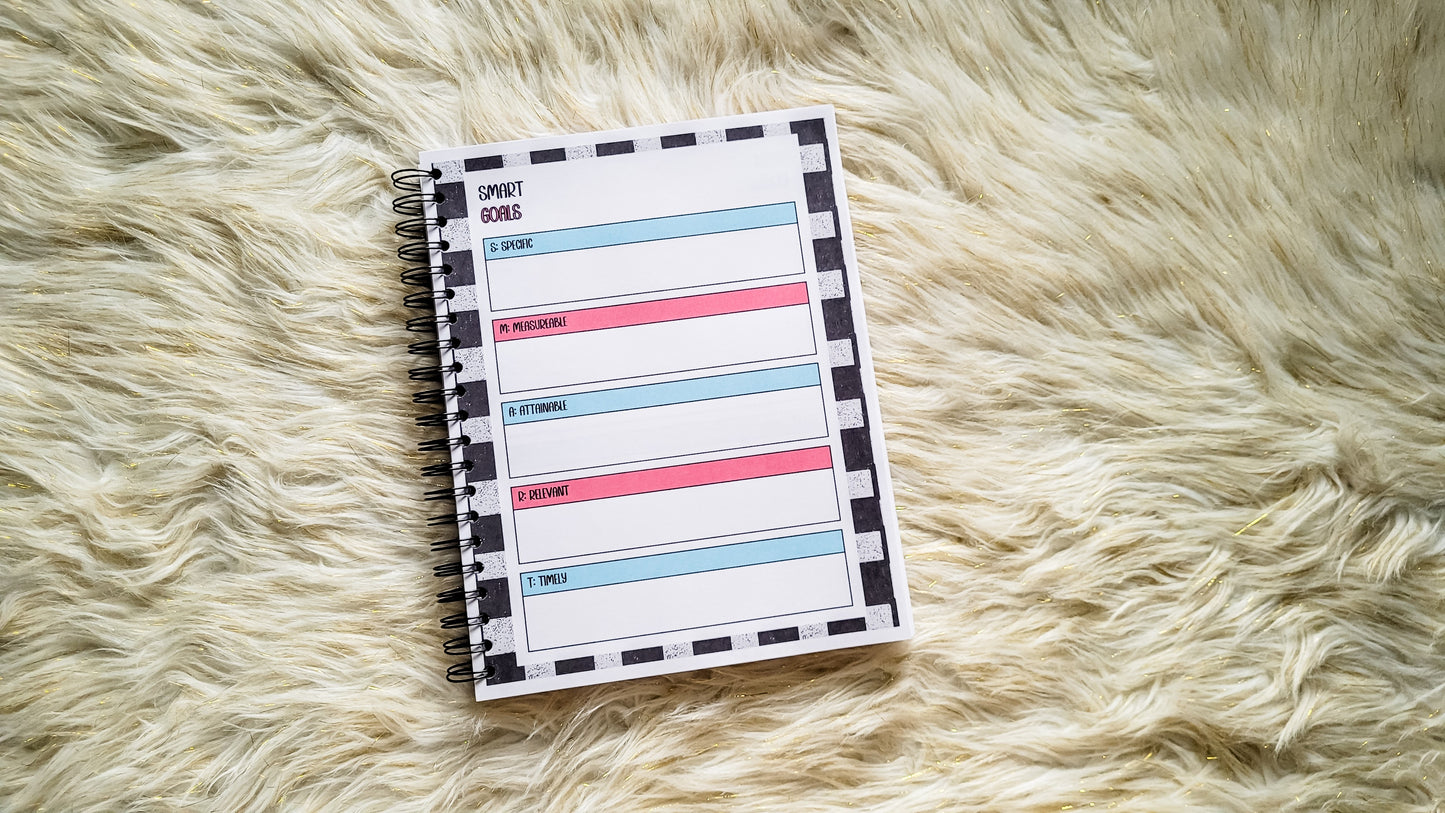 wholesale checkered teacher vibes planner