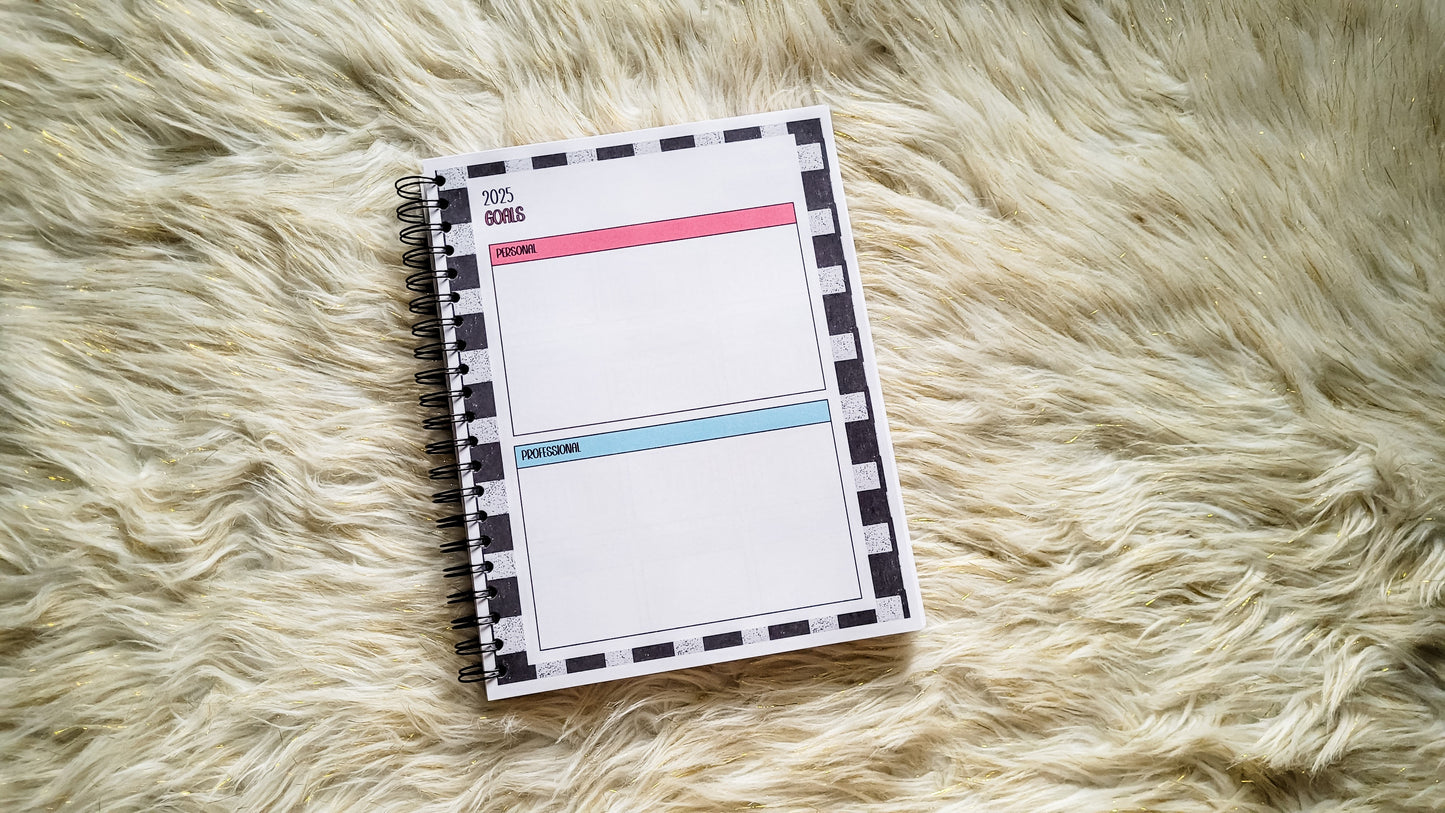 wholesale checkered teacher vibes planner