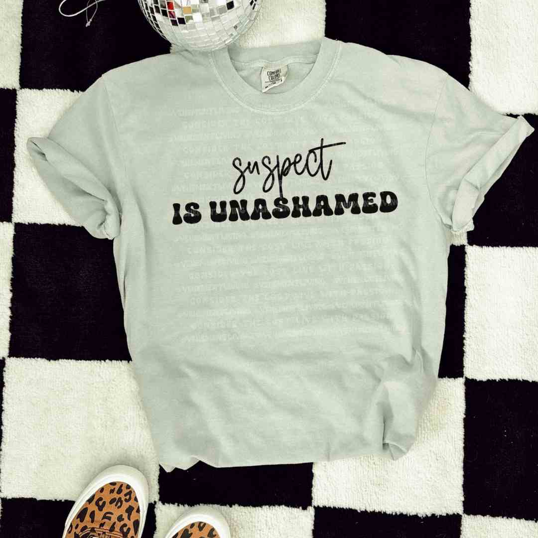 Suspect Is Unashamed V1 digital design