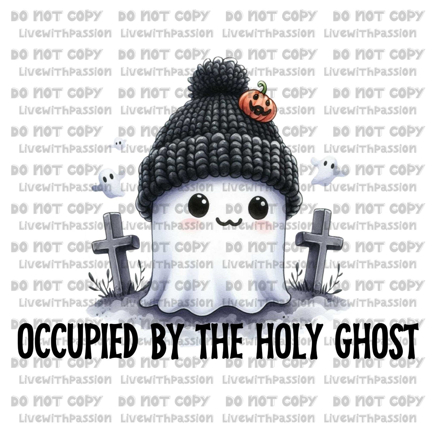 Occupied by The Holy Ghost Beanie digital