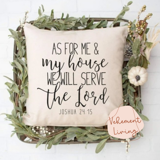 as for me and my house we will serve the Lord t-shirt