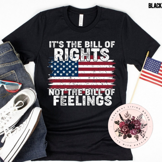 bill of rights not the bill of feelings