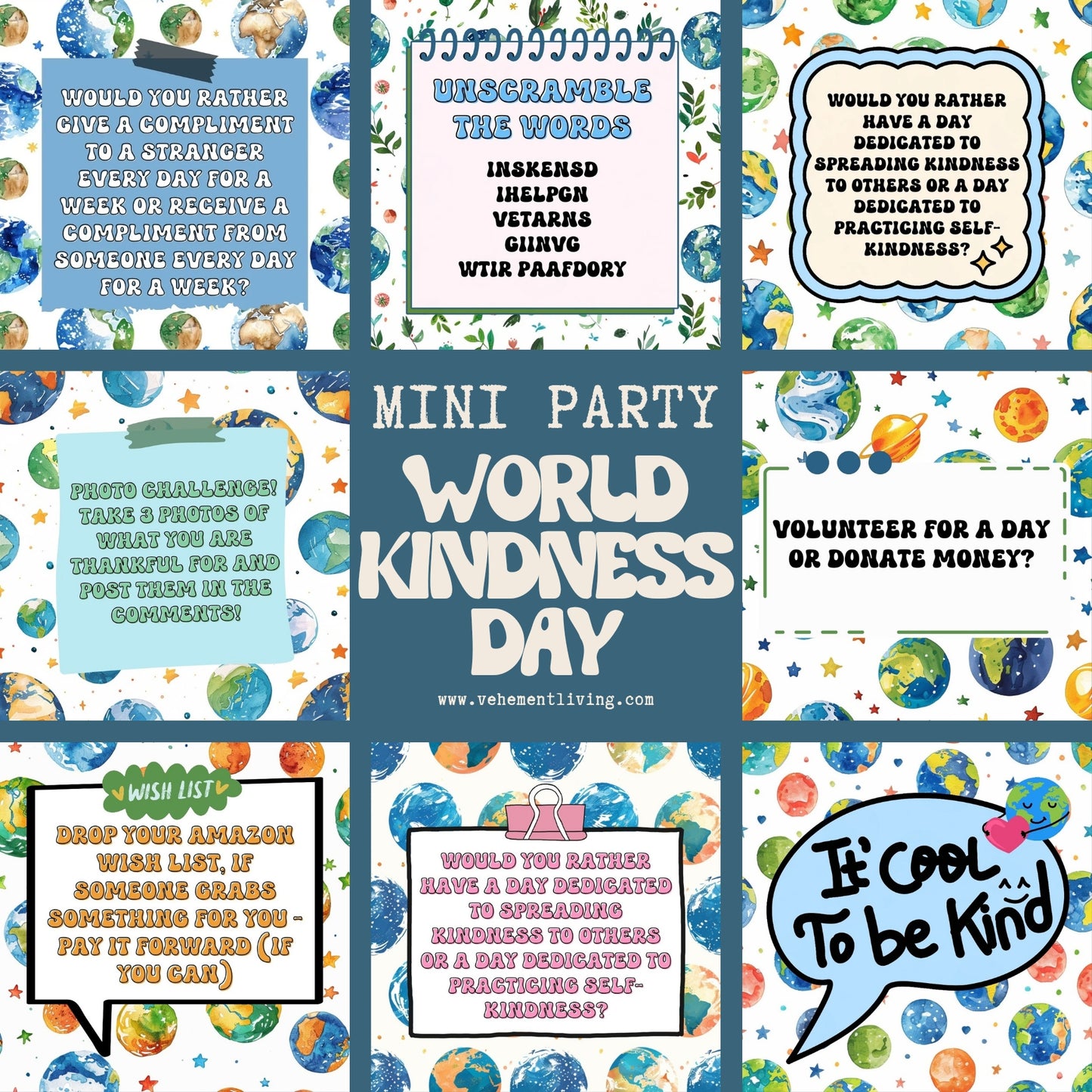 World Kindness Day Mini Party