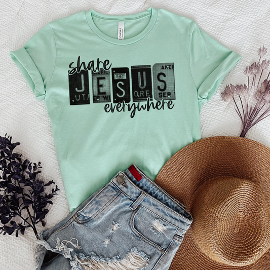 share Jesus everywhere