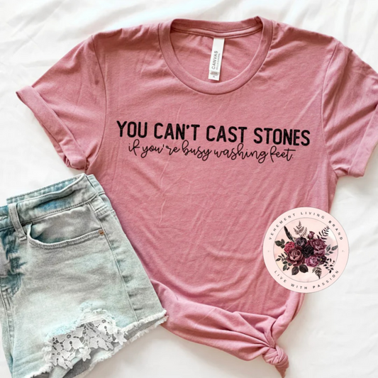 you can't cast stones