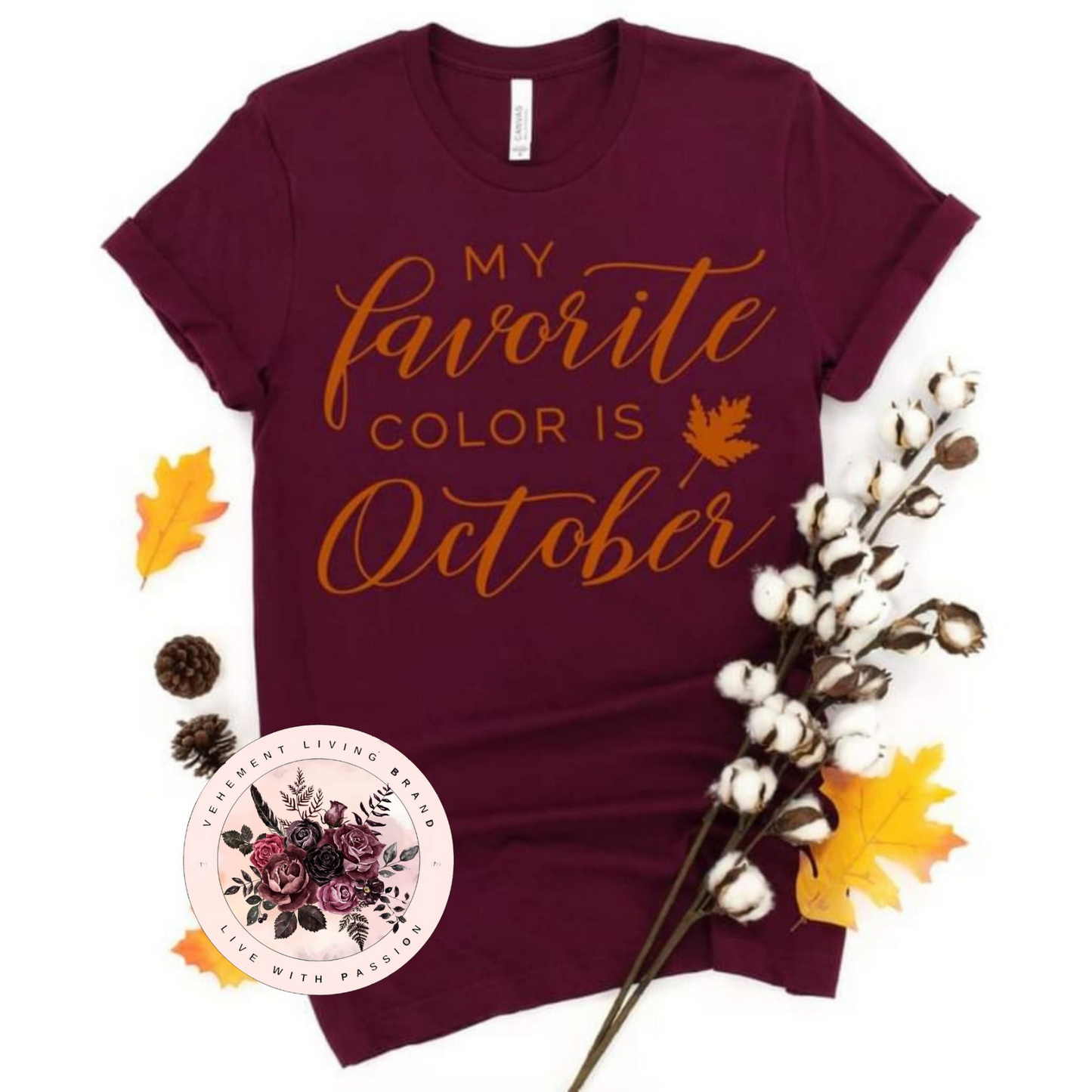 my favorite color is october