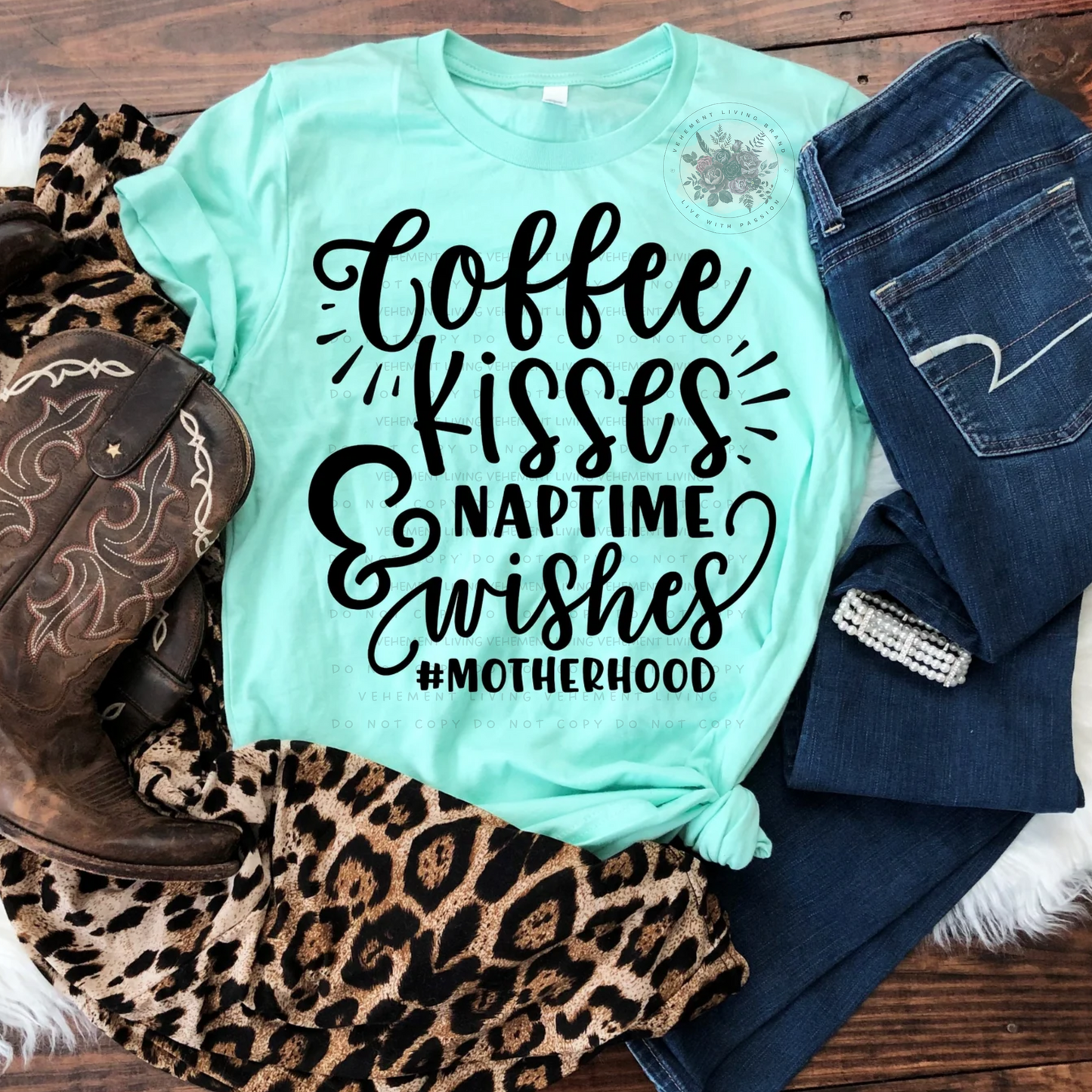 coffee kisses naptime wishes motherhood