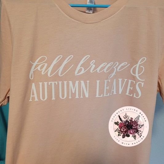 fall breeze and autumn leaves