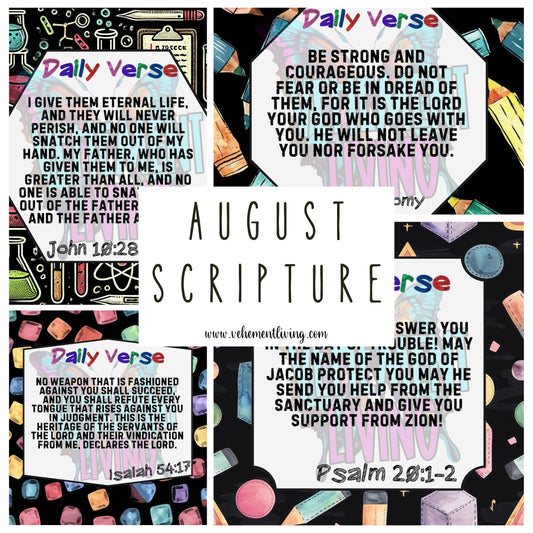 2024 August Daily Bible Verses