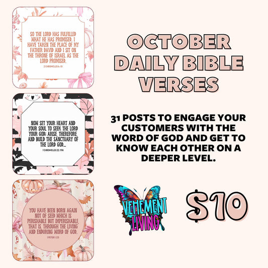 2024 October Daily Bible Verses