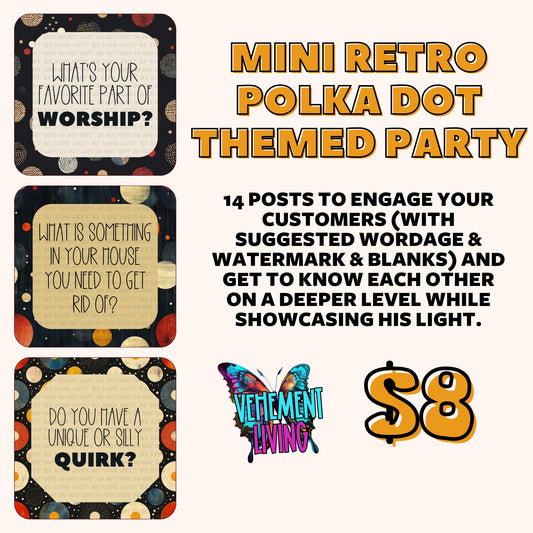 Retro Polka Dot Themed Party