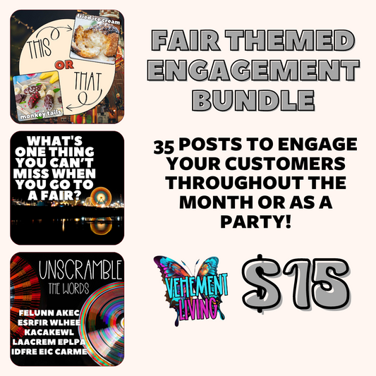 Fair Themed Engagement Bundle