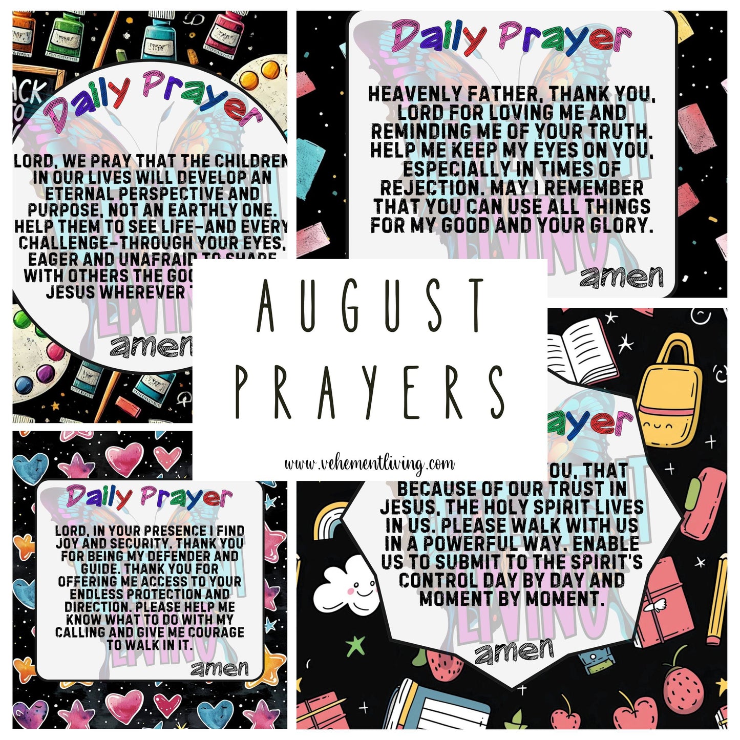 2024 August Daily Prayers