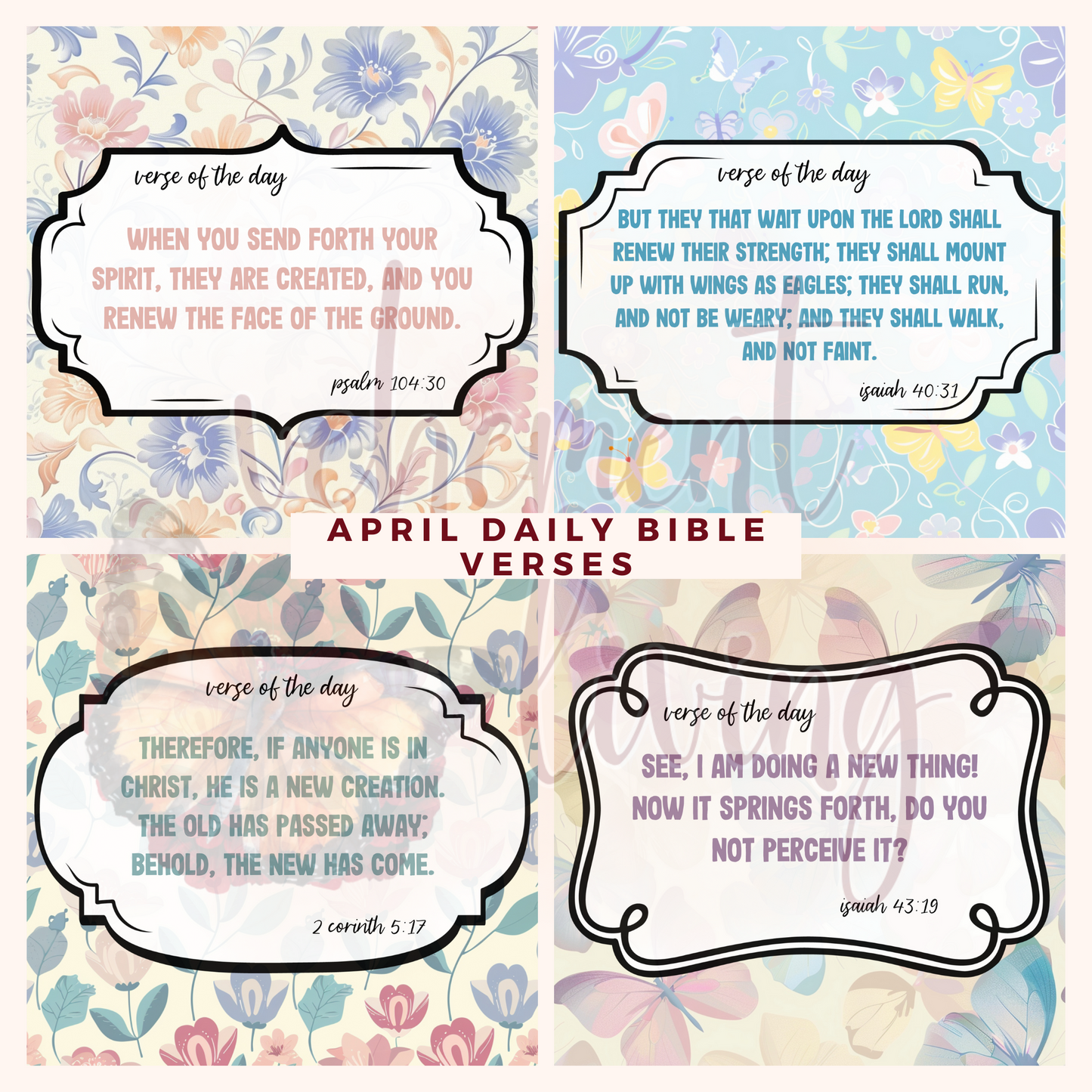 2024 April Daily Bible Verses