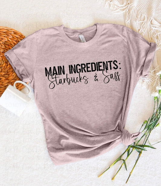 main ingredients star and sass