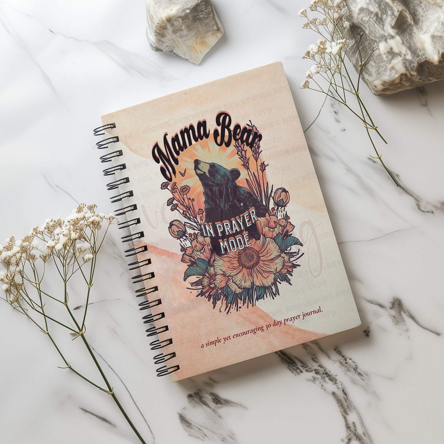 Mama Bear Cover 30 Day Guided Prayer Journal