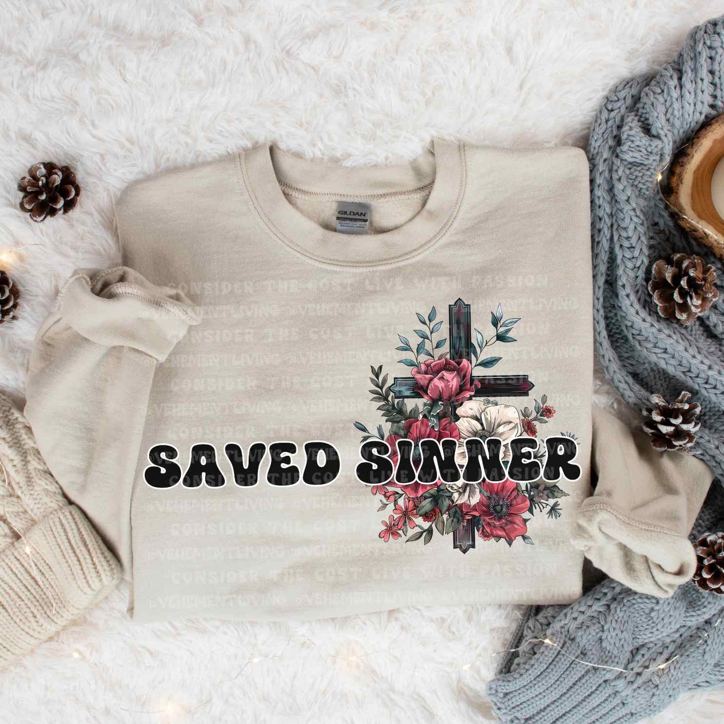 Saved Sinner digital design