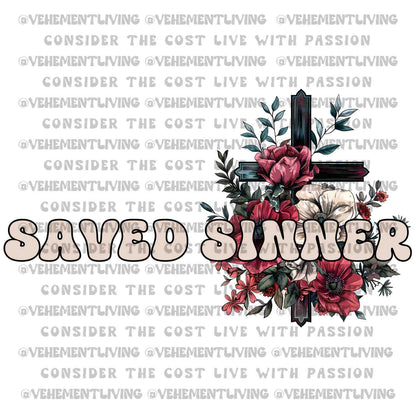 Saved Sinner digital design