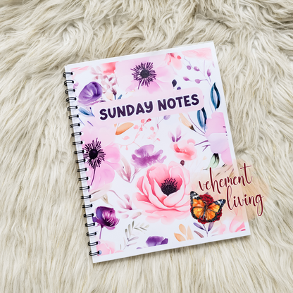 Custom Sunday Notes Journal