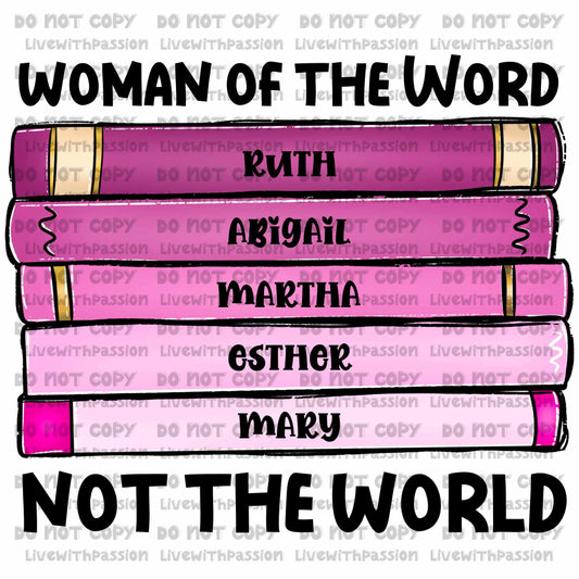 Woman of The Word digital design